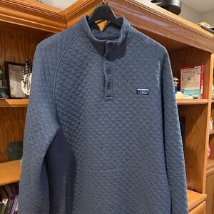 L.L. Bean, Men's Quilted Sweatshirt, Mockneck, XXL Tall